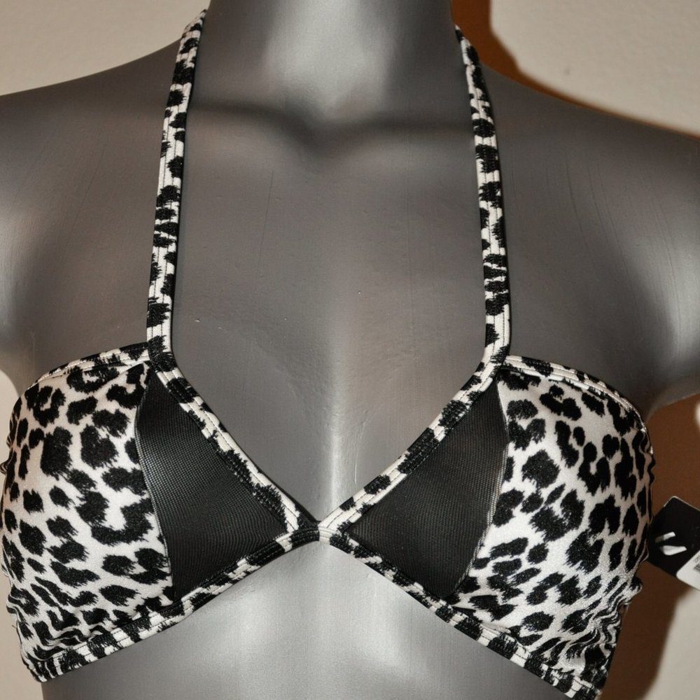 Victorias Secret Bikini Top Animal Print Medium